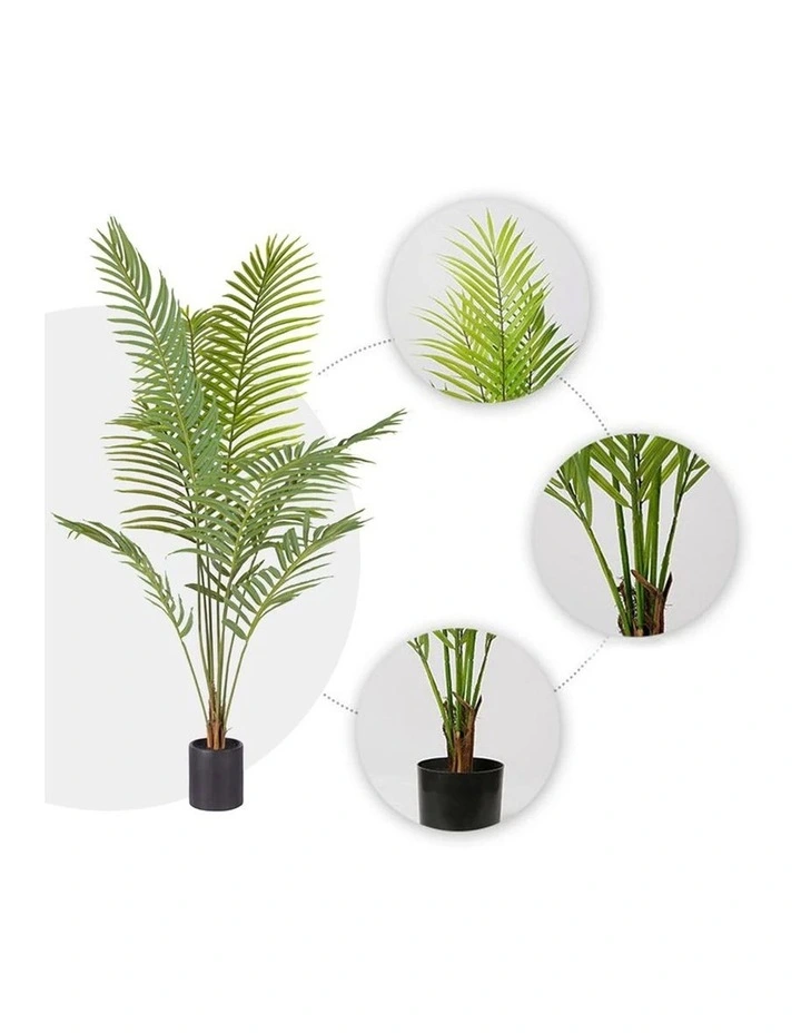 SOGA 2 Pack Artificial Areca Palm Indoor Plant 180cm image 4