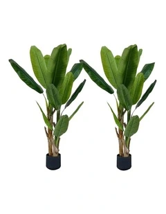 SOGA 2X 190cm Banana Plant Bird of Paradise Tree Artificial Plant Home Accent Decor