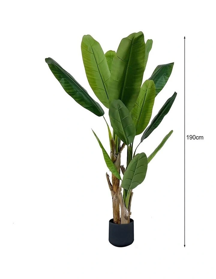 SOGA 2X 190cm Banana Plant Bird of Paradise Tree Artificial Plant Home Accent Decor image 3