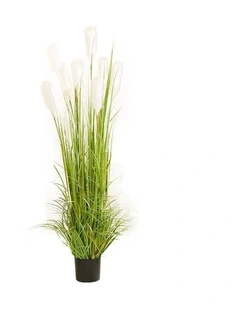 SOGA Reed Grass Artificial Plant With Pot 120cm