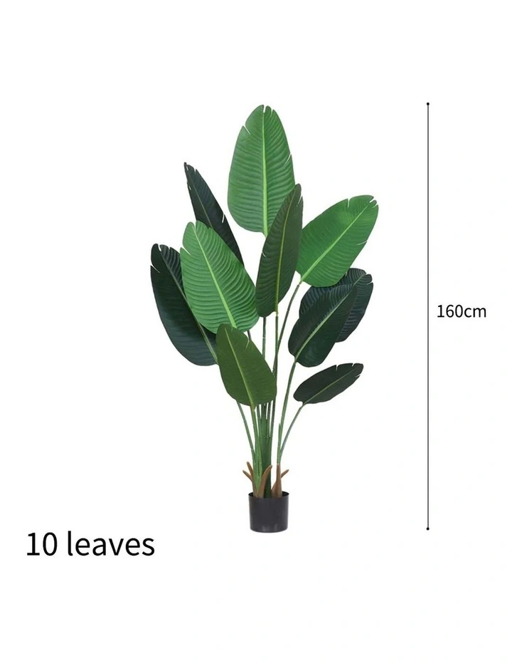SOGA 2 Pack Traveler Banana Artificial Plant 160cm image 2