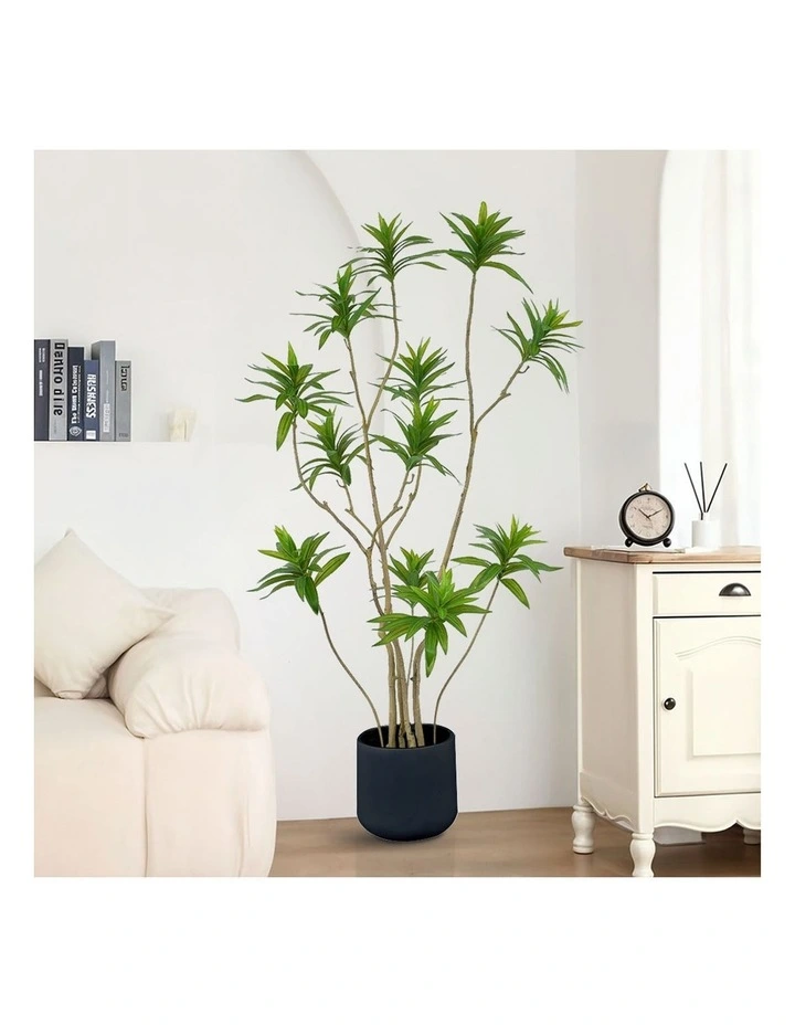 SOGA Artificial Lily Bamboo Tree 12 Branches 150cm image 2
