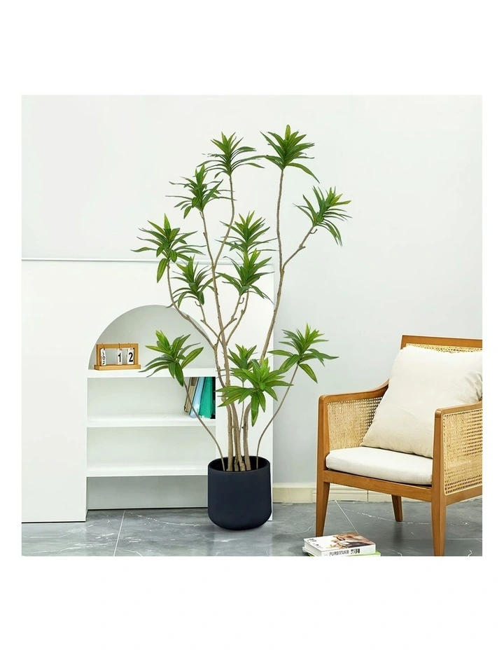 SOGA Artificial Lily Bamboo Tree 12 Branches 150cm image 4