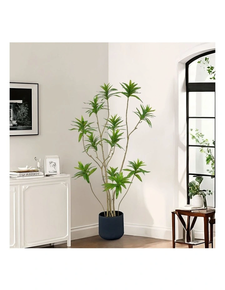 SOGA Artificial Lily Bamboo Tree 12 Branches 150cm image 5