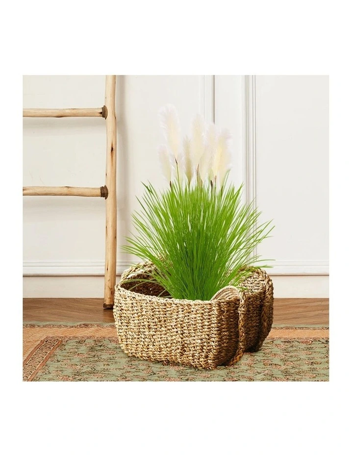 SOGA Green Pampas Bulrush Grass Artificial Plant 137cm image 7