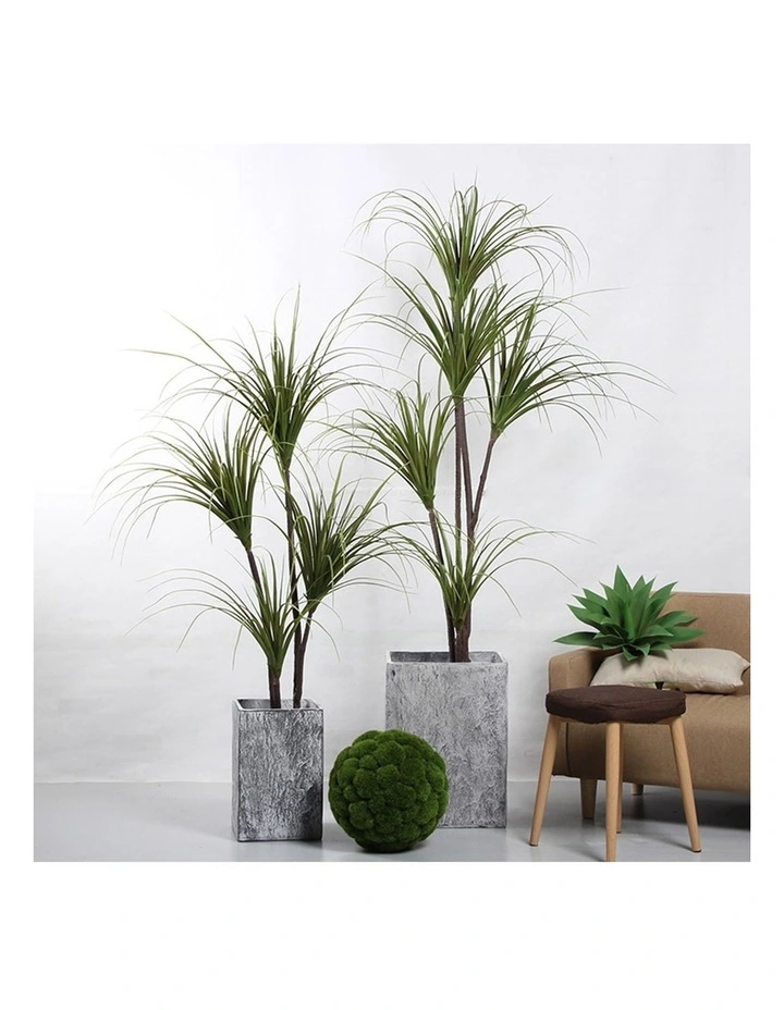 SOGA 2 Pack Dragon Blood Artificial Tree 150cm image 3