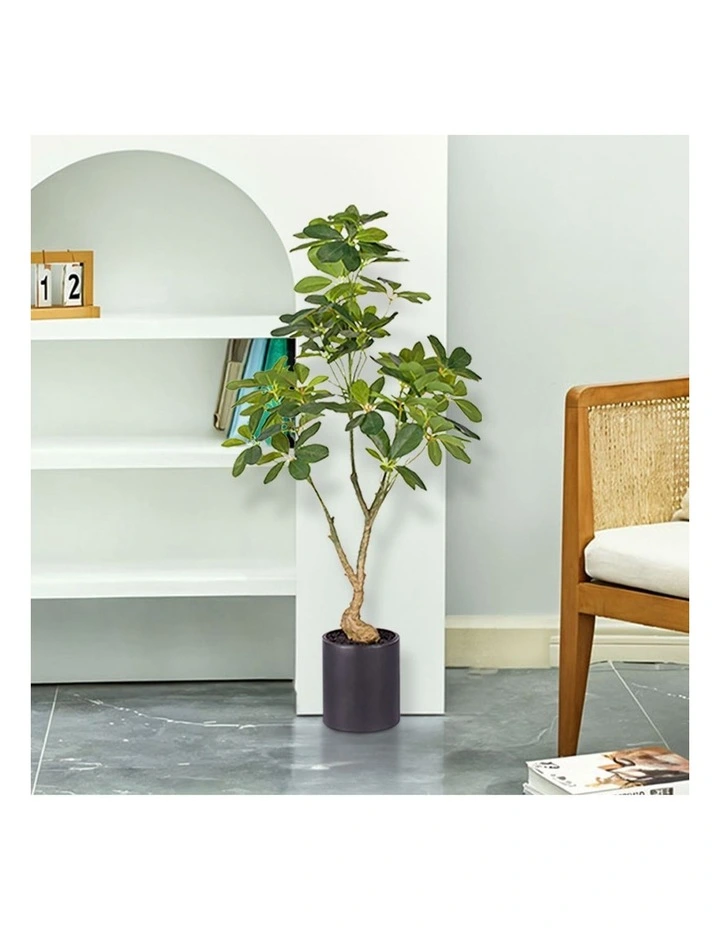 SOGA 2 Pack Artificial Plant With Pot Set 80cm image 4