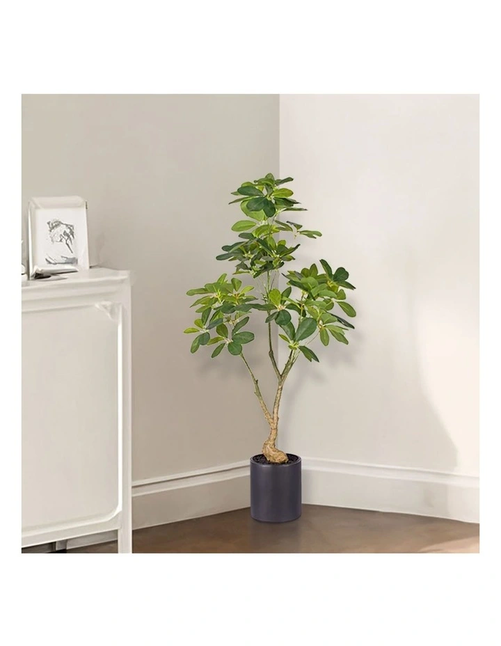 SOGA 2 Pack Artificial Plant With Pot Set 80cm image 5