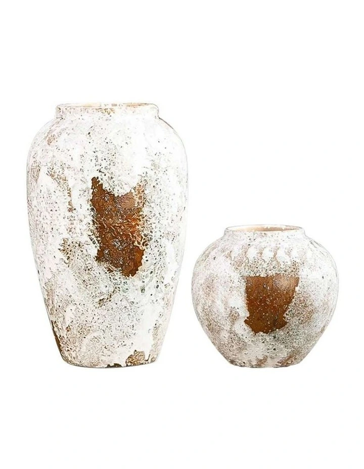 SOGA Home & Living Bundle  Gradient White Ceramic Flower Vases for Elegant Home Decor image 1