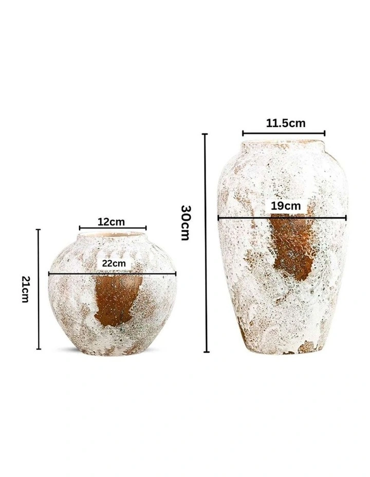 SOGA Home & Living Bundle  Gradient White Ceramic Flower Vases for Elegant Home Decor image 6
