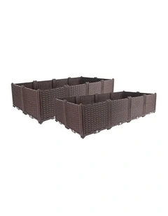 SOGA 2X 160cm Deep Raised Plastic Garden Bed Planter