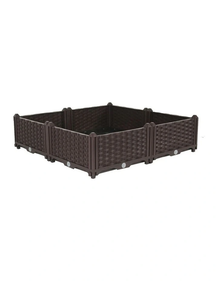SOGA 80cm Raised Plastic Garden Bed Planter image 1