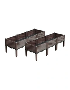 SOGA 2X 120cm Raised Planter Box with Legs for Vegetables Herbs & Flowers