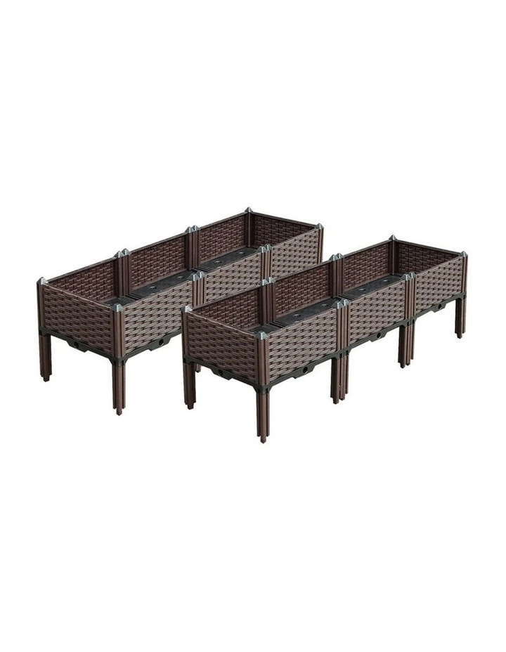 SOGA 2X 120cm Raised Planter Box with Legs for Vegetables Herbs & Flowers image 1