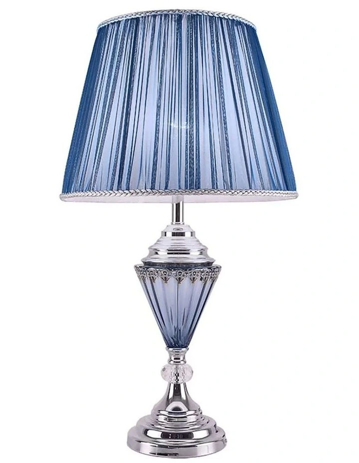 SOGA Warm White Elegant Table Lamp with Fabric Shade image 1