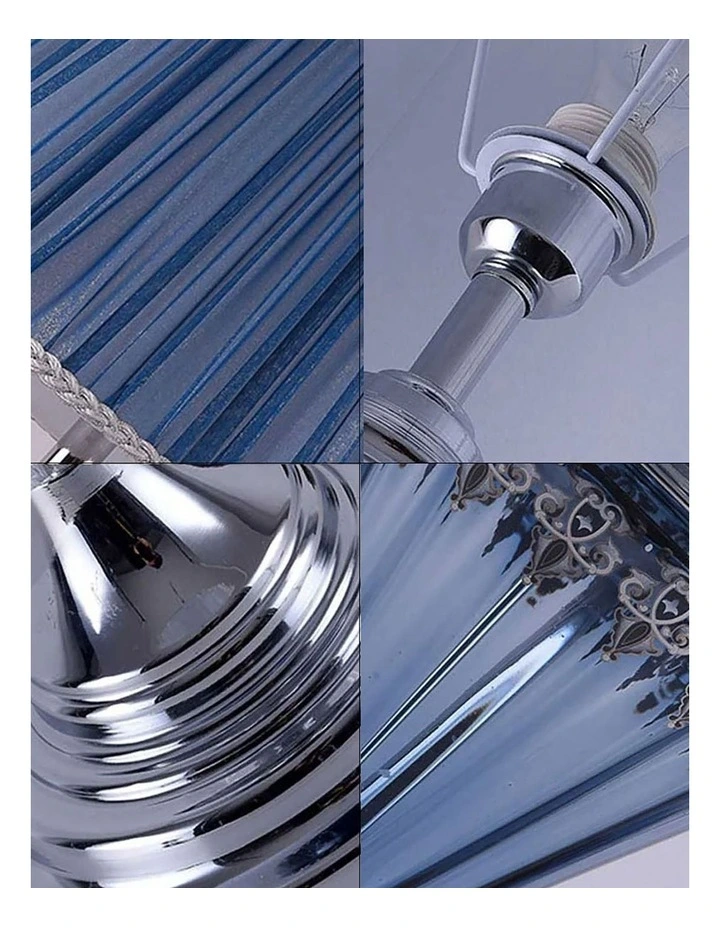 SOGA Warm White Elegant Table Lamp with Fabric Shade image 7