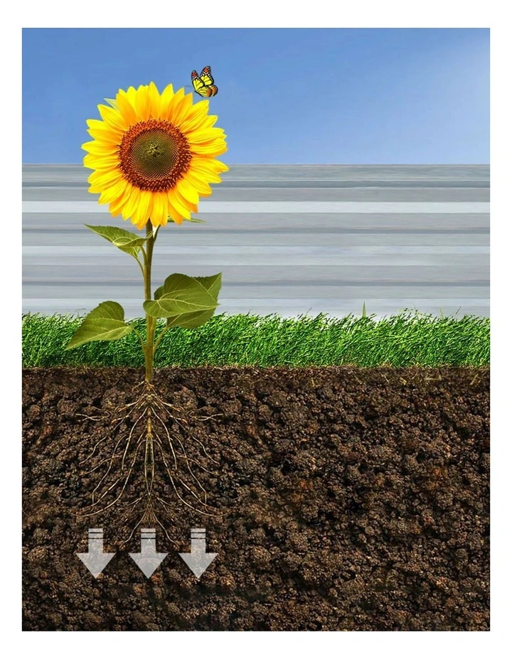 SOGA 90cm Square Galvanised Raised Garden Bed Vegetable Herb Flower Outdoor Planter Box image 6