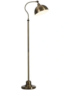 Oikiture Floor Lamps Standing Lamp Metal Frame Bronze-finish