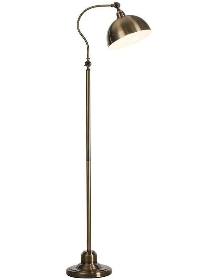 Oikiture Floor Lamps Standing Lamp Metal Frame Bronze-finish image 1