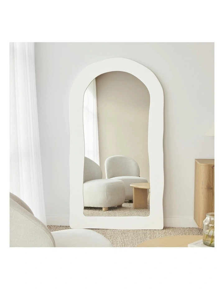 Cooper & Co. Alex 180cm Arch Mirror White image 5