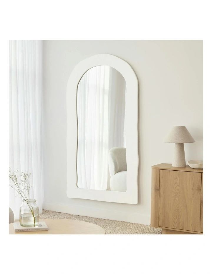 Cooper & Co. Alex 180cm Arch Mirror White image 6