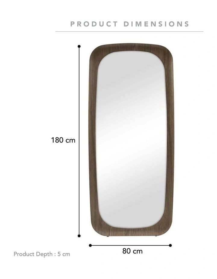 Cooper & Co. Rue 180cm Rectangle Mirror Walnut image 3