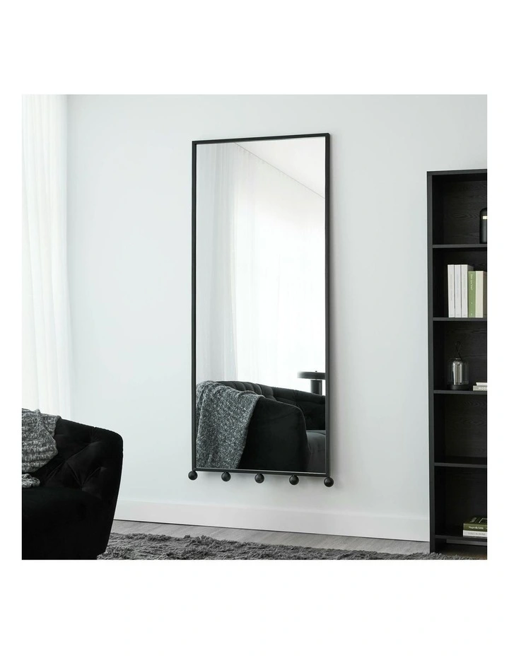 Cooper & Co. Orbit Sphere 180cm Floor Length Mirror Black image 2
