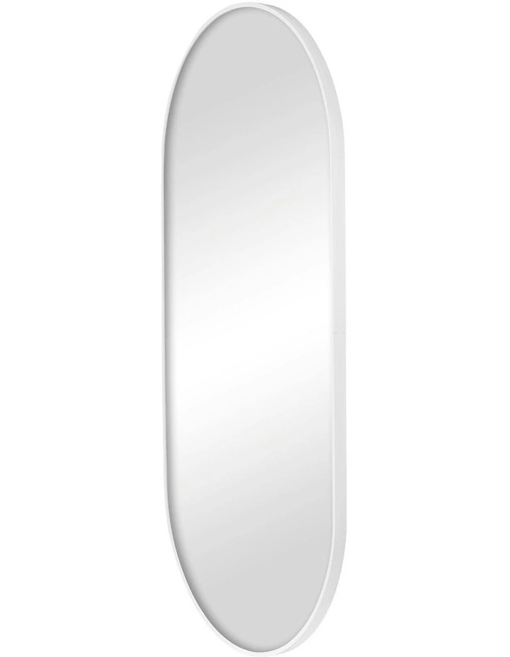 Cooper & Co. Zoe 120cm Oval Aluminium Mirror White image 4