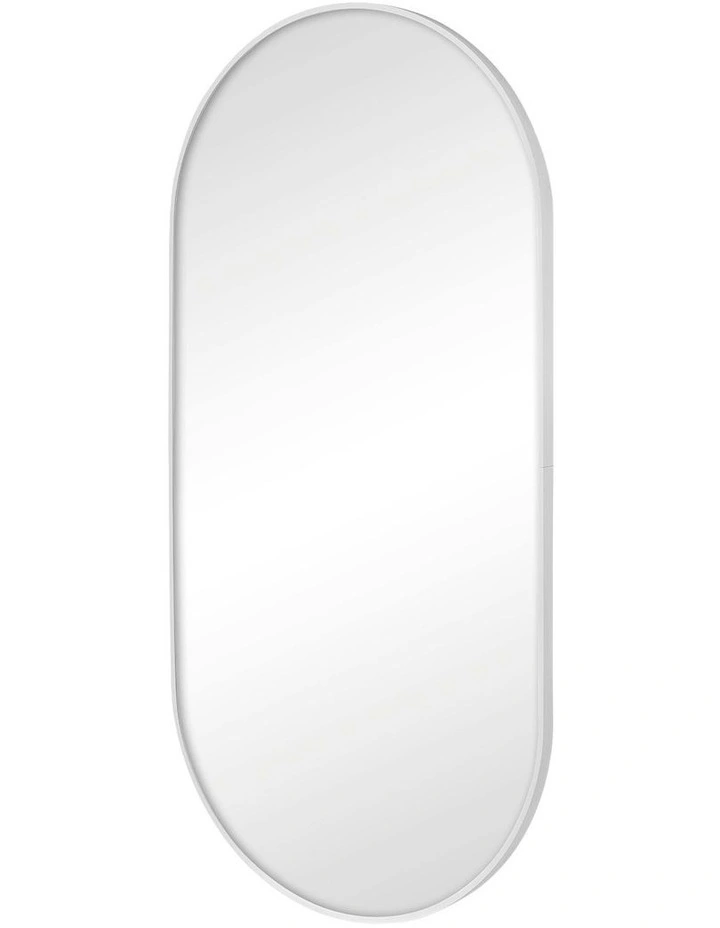 Cooper & Co. Zoe 120cm Oval Aluminium Mirror White image 7