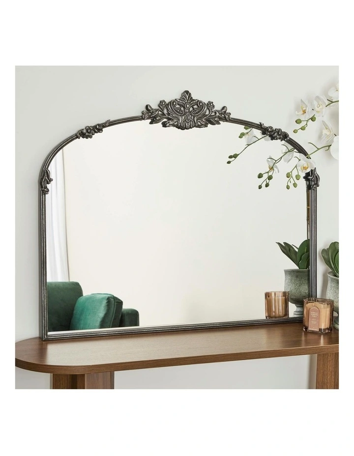 Cooper & Co. Florence 100cm Baroque Mirror Black image 2