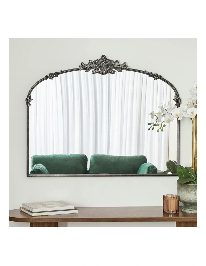 Cooper & Co. Florence 100cm Baroque Mirror Black image 4