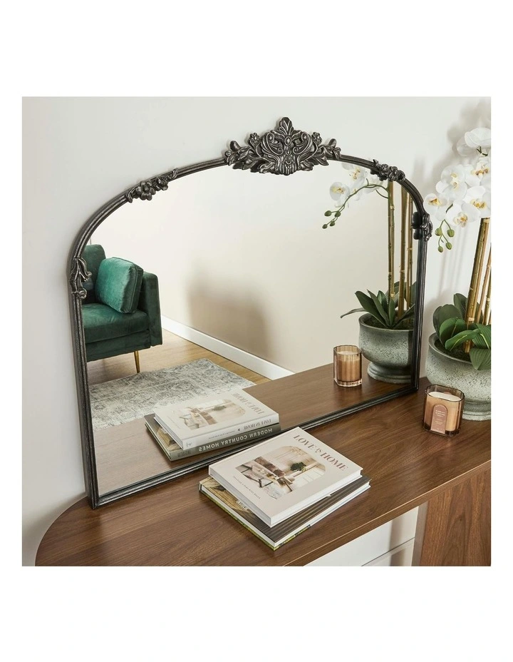 Cooper & Co. Florence 100cm Baroque Mirror Black image 6