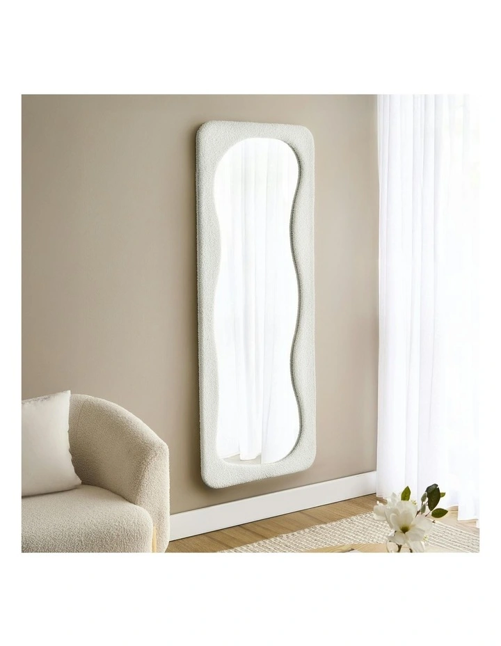 Cooper & Co. Rhia 160cm Floor Mirror White image 2
