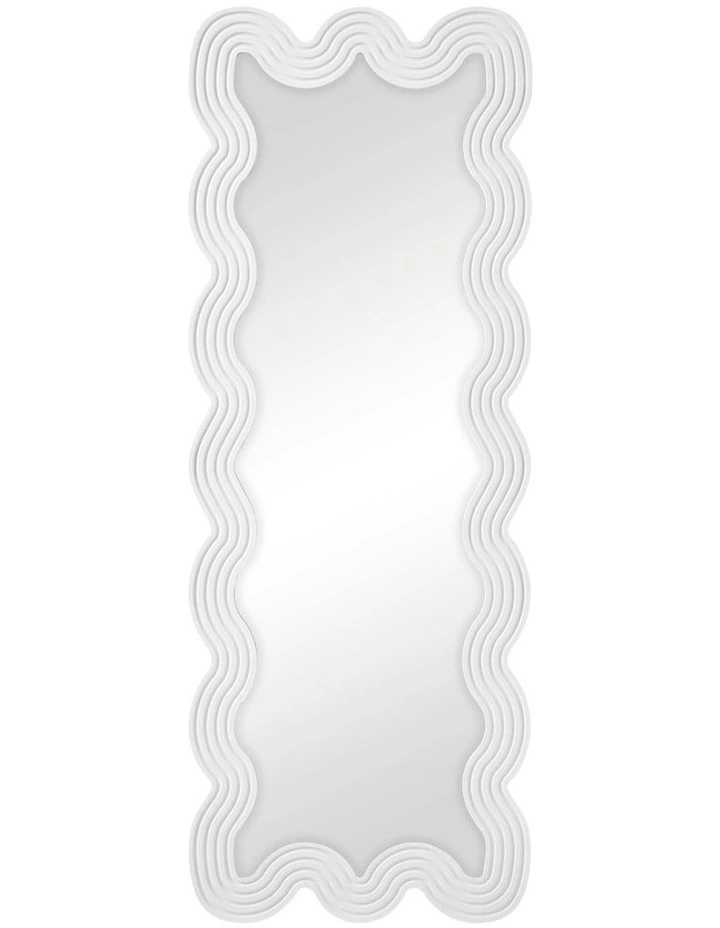 Cooper & Co. Lulu 160cm Floor Mirror White image 1