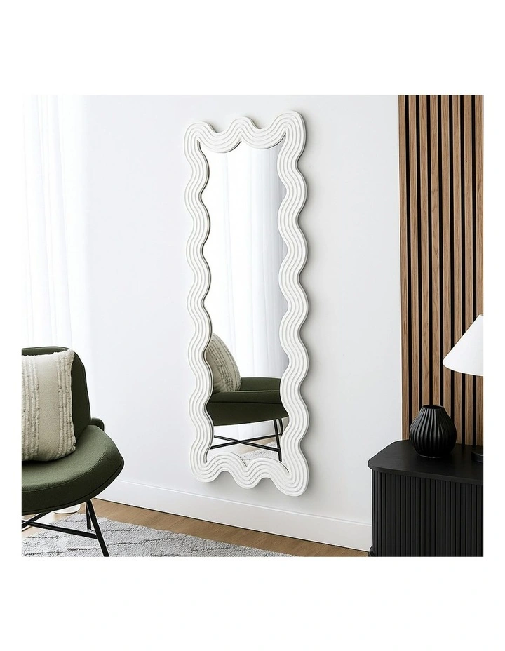 Cooper & Co. Lulu 160cm Floor Mirror White image 2