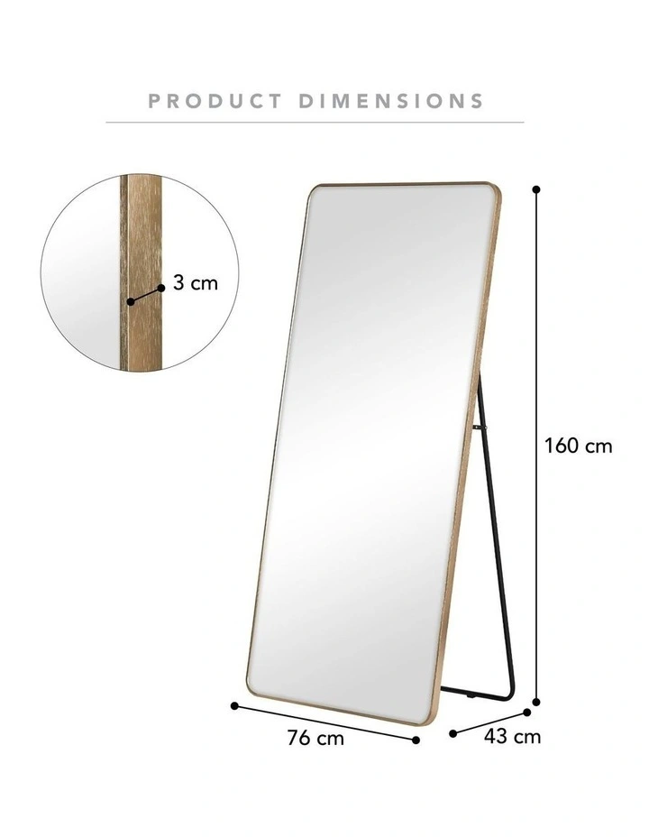 Cooper & Co. Elle 160cm Arch Mirror Gold image 3