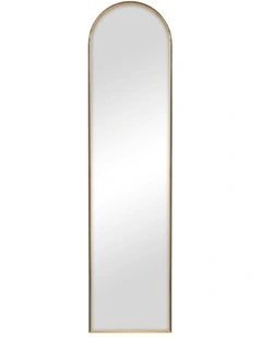 Cooper & Co. Cindy 120cm Arched Leaning Wall Mirror Gold