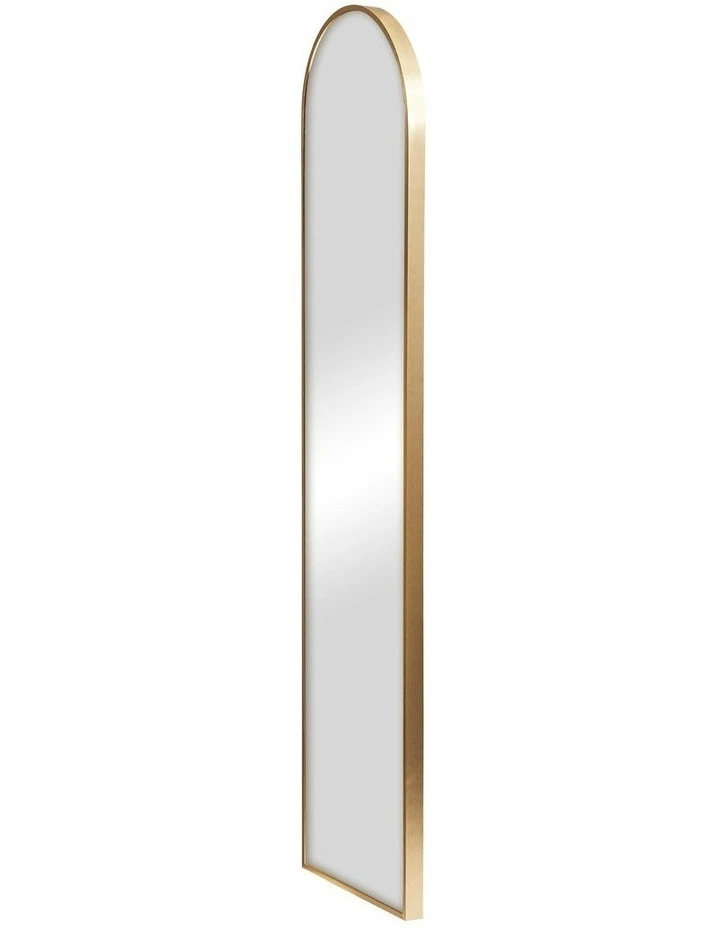 Cooper & Co. Cindy 120cm Arched Leaning Wall Mirror Gold image 6