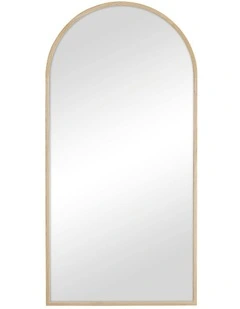 Cooper & Co. Oakleigh 200cm Arch Solid Oak Mirror