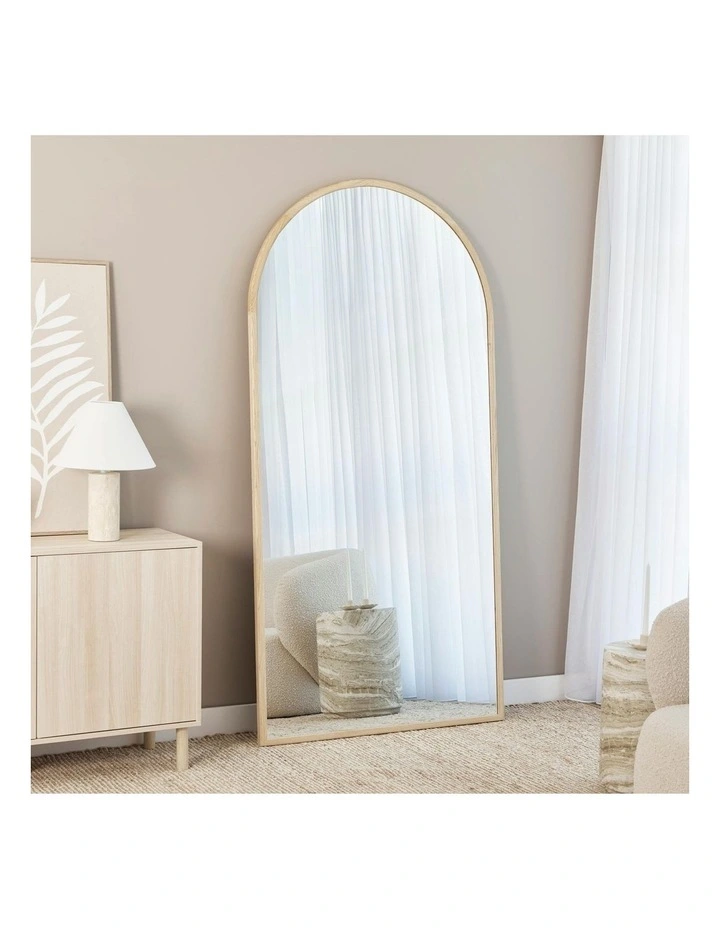 Cooper & Co. Oakleigh 200cm Arch Solid Oak Mirror image 2
