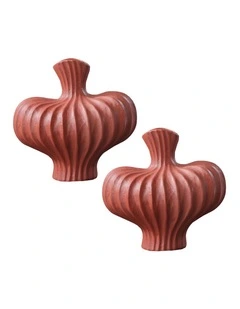SOGA 2 Pack 30cm Large Decorative Ceramic Vases