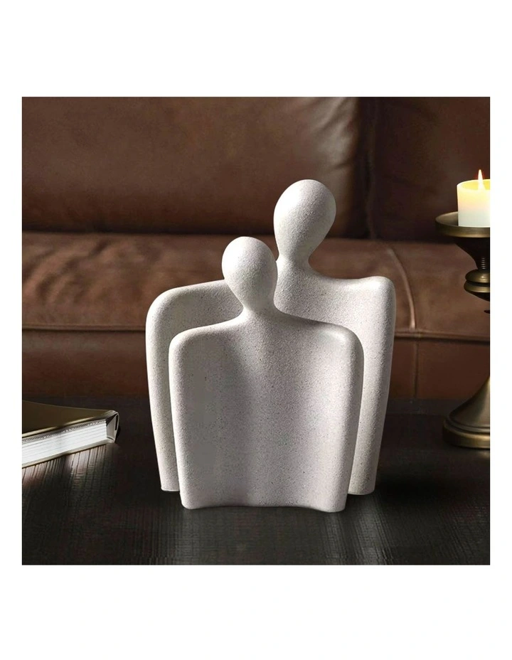 SOGA 2X Ornament Set of 2 Abstract Human Figurine Sculptures Minimalist Modern Art Statues for Home image 3