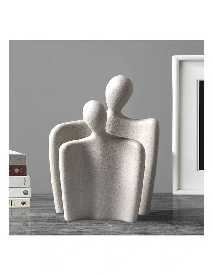 SOGA 2X Ornament Set of 2 Abstract Human Figurine Sculptures Minimalist Modern Art Statues for Home image 5