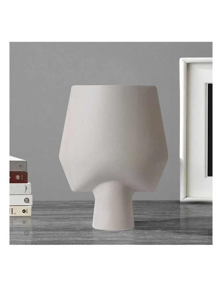 SOGA 2 Pack 43cm Abstract Square Ceramic Vases image 2