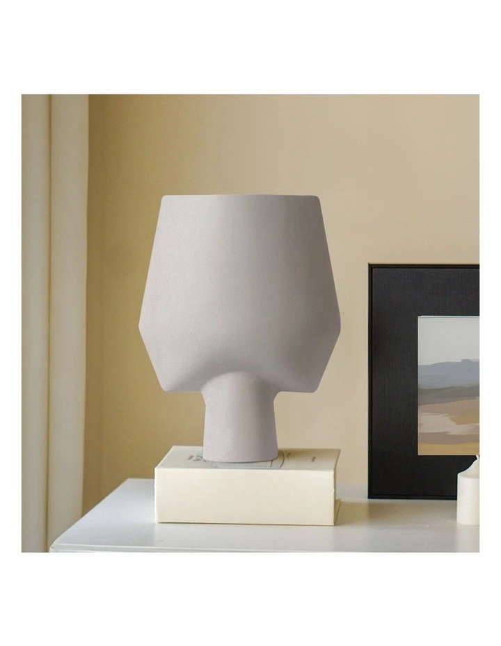 SOGA 2 Pack 43cm Abstract Square Ceramic Vases image 3