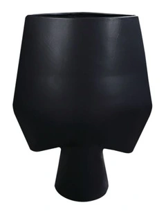 SOGA 43cm Large White Abstract Ceramic Vase