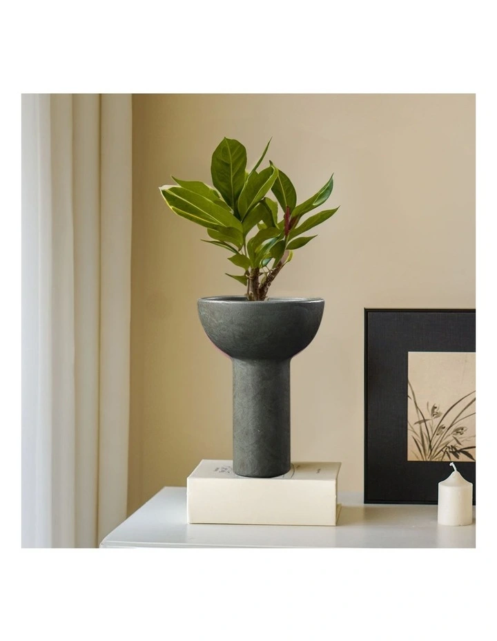 SOGA 20cm Black Nordic Ceramic Vase image 4