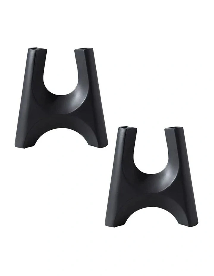 SOGA 2 Pack 42cm Cylindrical Decorative Bottle Holders image 1