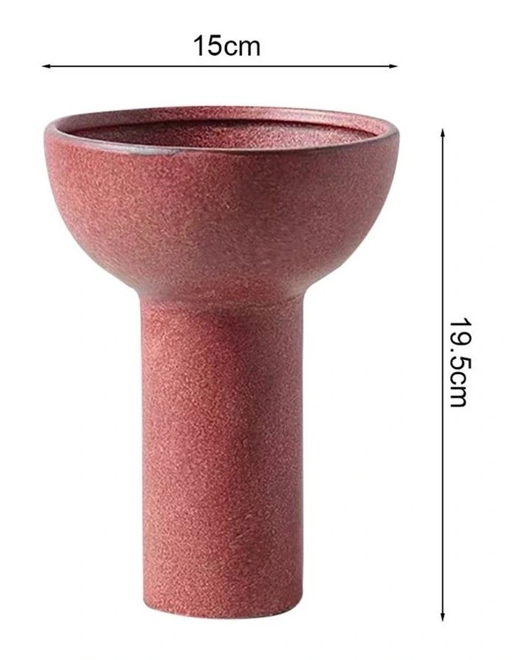 SOGA 20cm White Nordic Ceramic Vase image 5