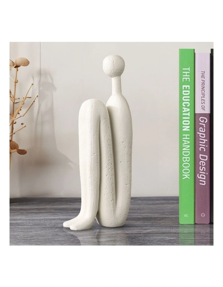 SOGA 2 Pack 28cm Stickman Resin Decorative Statues image 2